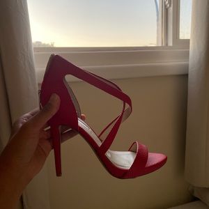 SOLD BCB Generation Hot Red Heels - Size 7